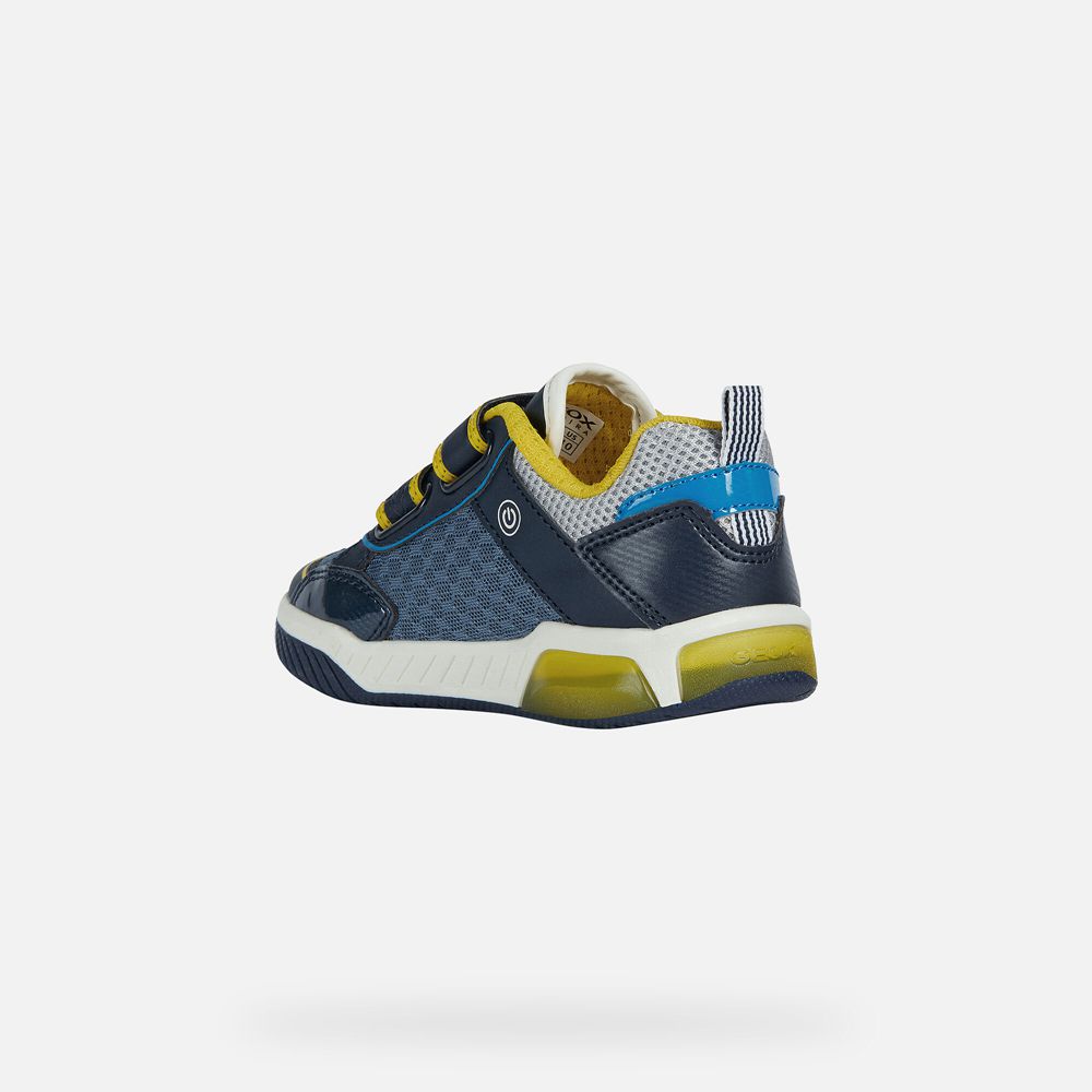 Geox Sneakers Navy/Yellow Inek - Geox Boys Shoes - FYXHPI145